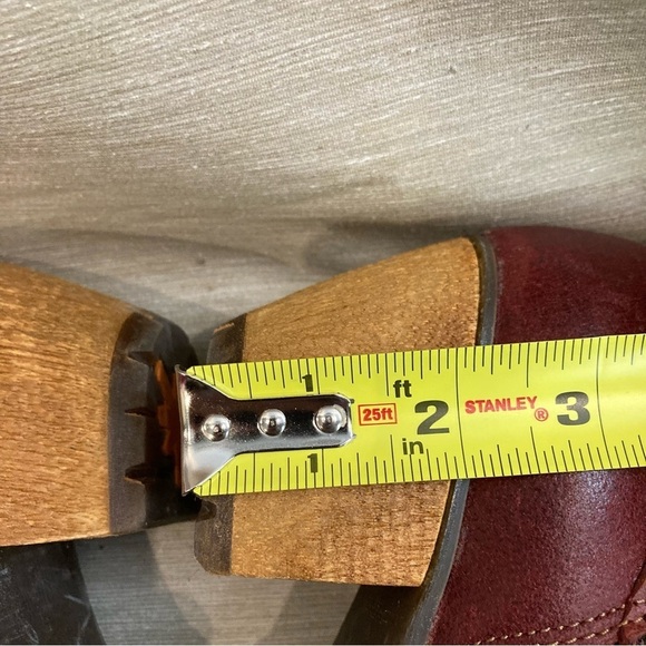 ART Sz 40 Oslo  Leather Stacked Wooden Heel High Ankle Zipper Booties Boots - Picture 4 of 11